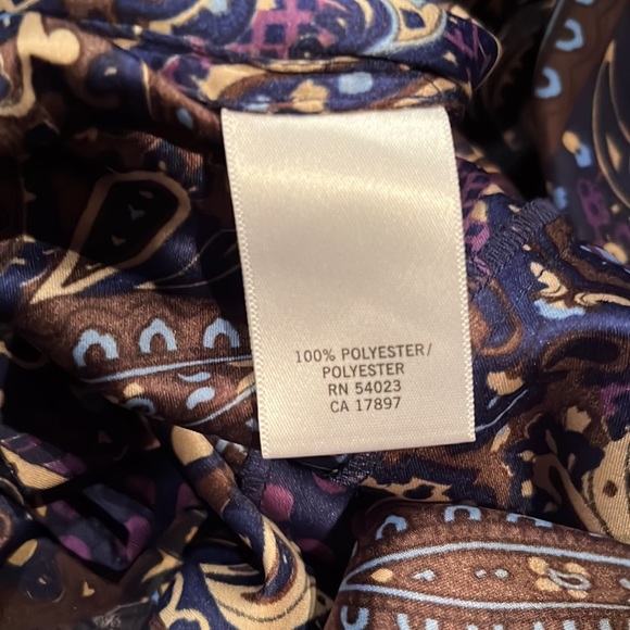 NWOT Banana Republic Paisley Tunic - Picture 7 of 8